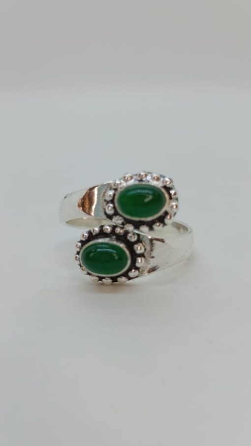 Anillo ágata verde - Imagen 2