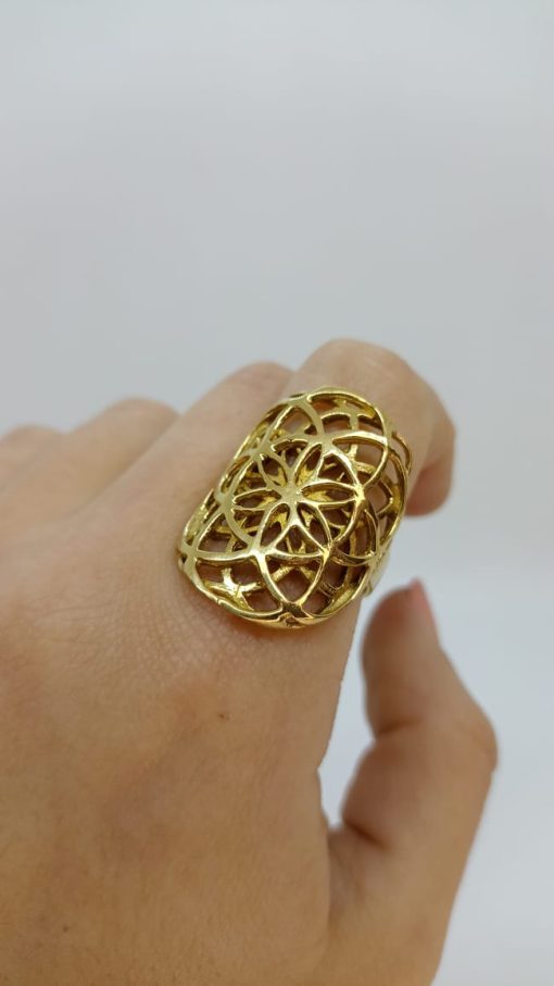 Anillo flor de la vida