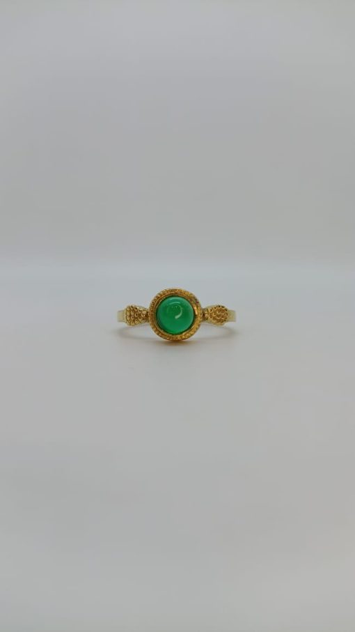 Anillo agata verde - Imagen 3