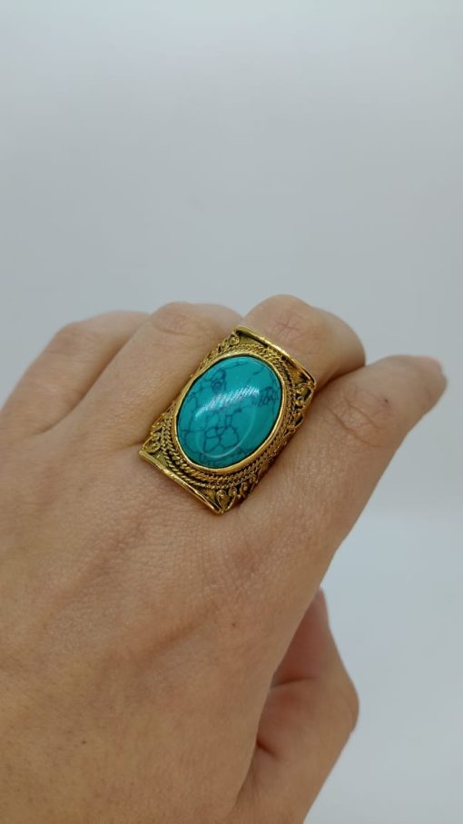 Anillo turquesa