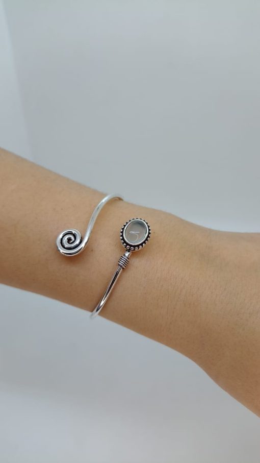 Pulsera ágata celeste