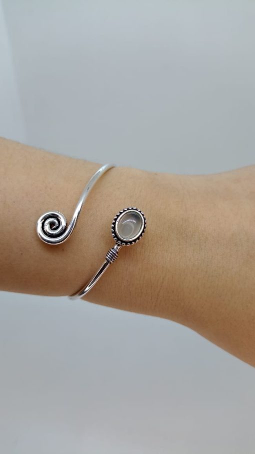 Pulsera ágata celeste - Imagen 2