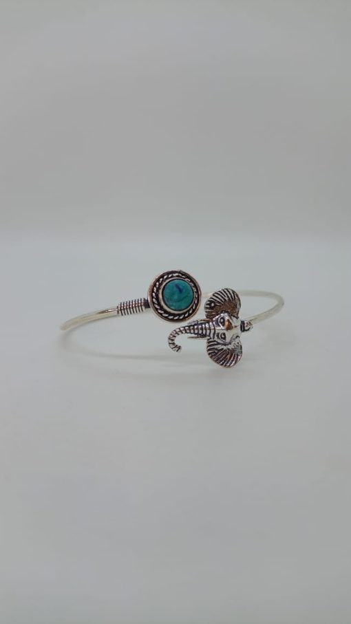 Pulsera turquesa-elefante - Imagen 3