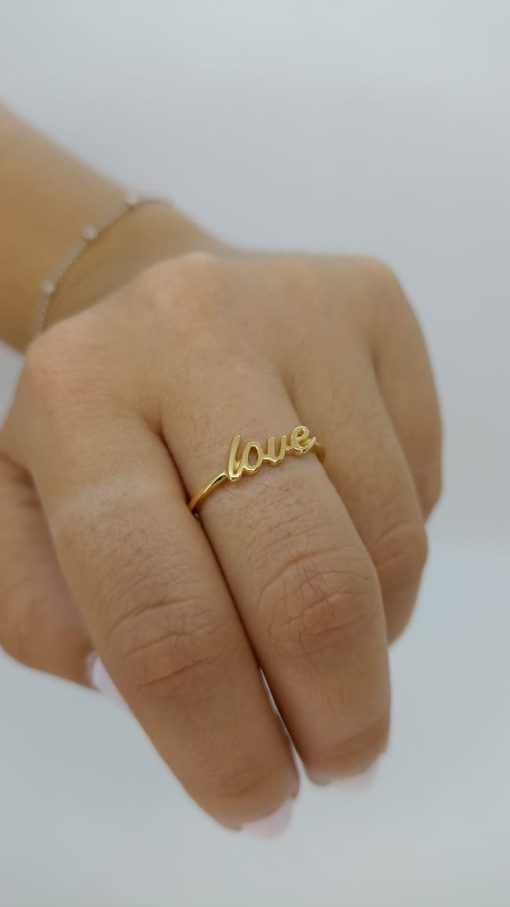 Anillo con baño en oro