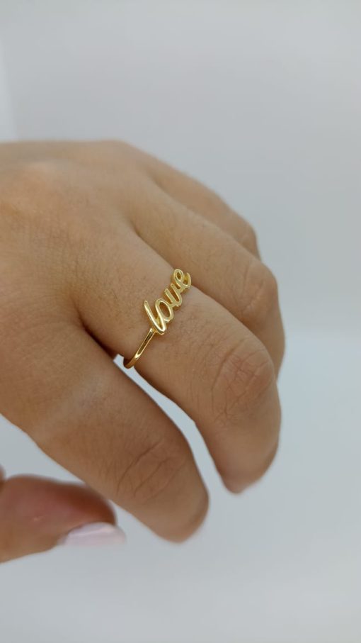 Anillo con baño en oro - Imagen 4