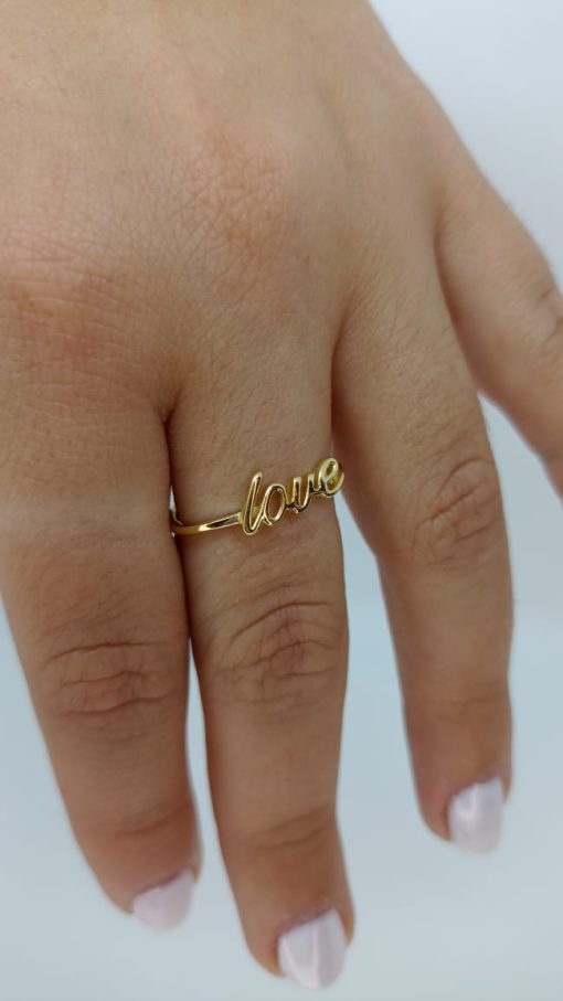 Anillo con baño en oro - Imagen 2