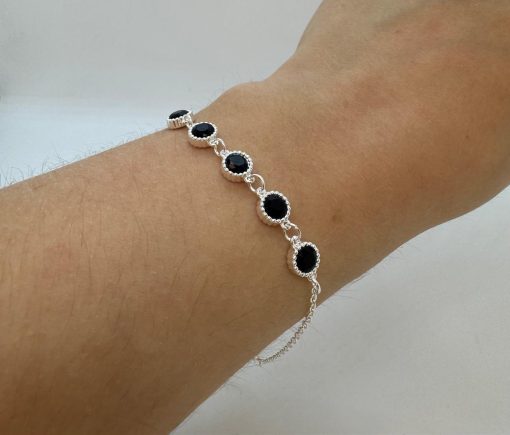 Pulsera de acero blanco