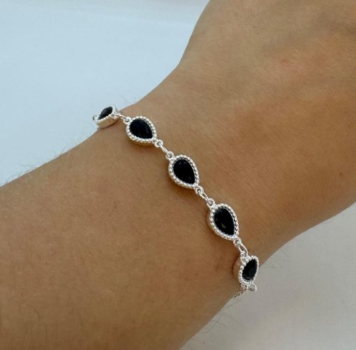 Pulsera de acero blanco