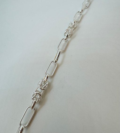 Pulsera de acero blanco - Imagen 4