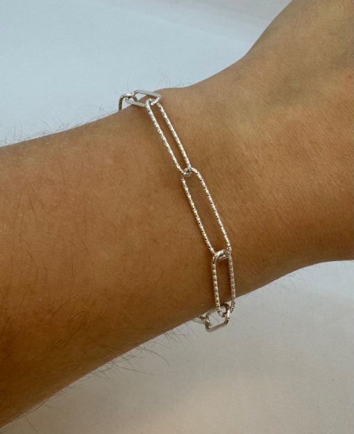 Pulsera de acero blanco - Imagen 3