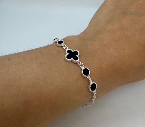 Pulsera de acero blanco