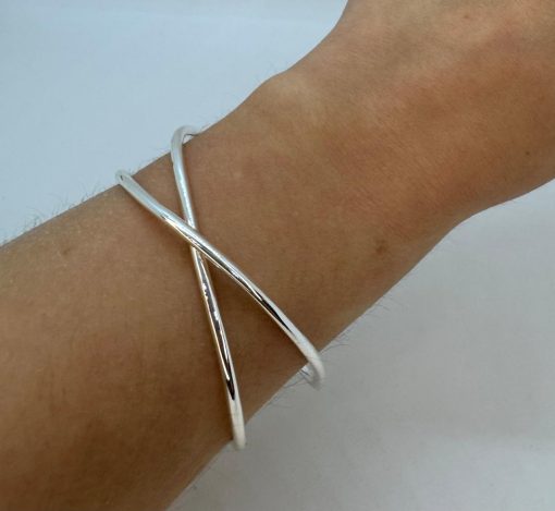 Pulsera de acero blanco