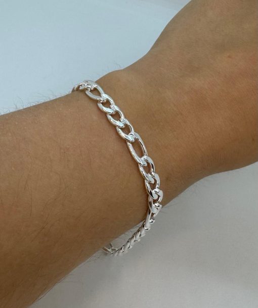 Pulsera de acero blanco - Imagen 3